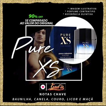 Perfume Similar Gad'is 498 Inspirado em Pure XS Masculino Contratipo